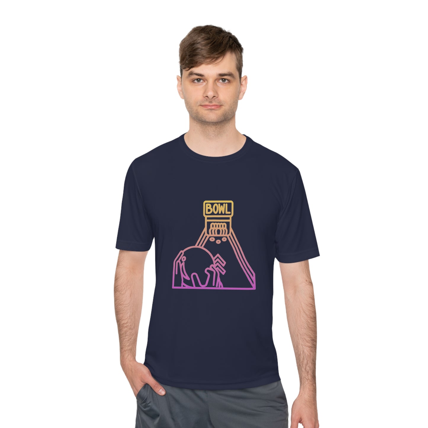 Moisture Wicking Tee: Bowling #3