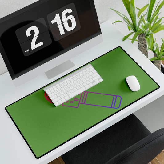 Desk Mats: Music Green