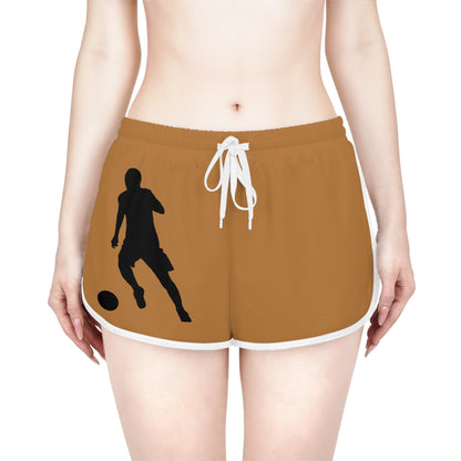 Women's Relaxed Shorts: Soccer Lite Brown