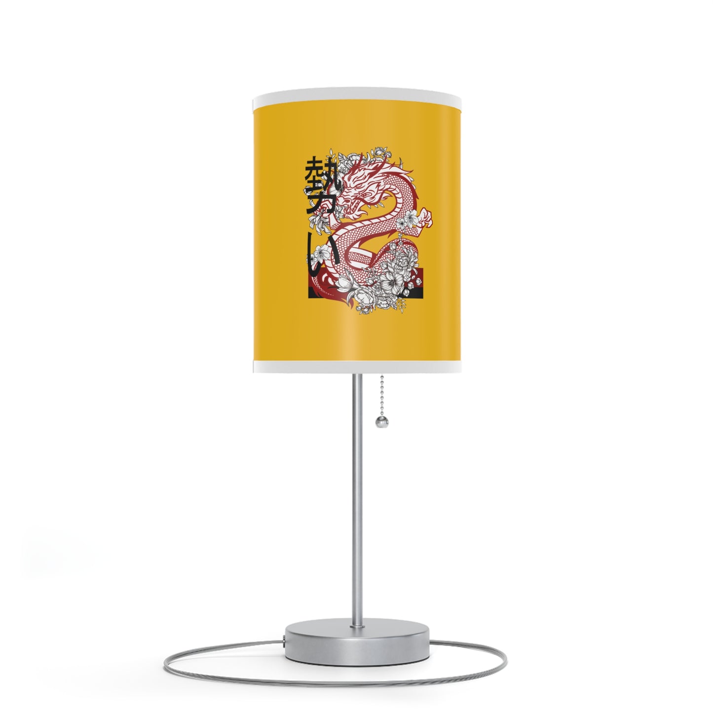 Lamp on a Stand, US|CA plug: Dragons Yellow