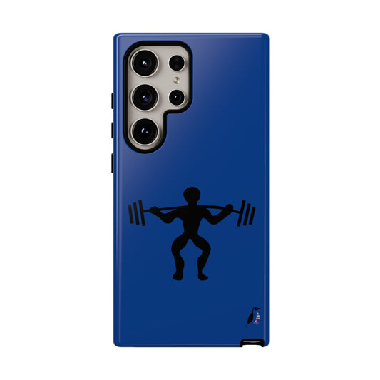 Tough Cases (for Samsung & Google): Weightlifting Dark Blue