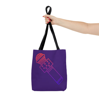 Tote Bag: Music Purple