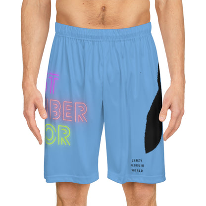 Basketball Shorts: Lost Remember Honor Lite Blue