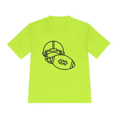 Moisture Wicking Tee: Football #2