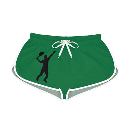 Women's Relaxed Shorts: Tennis Dark Green