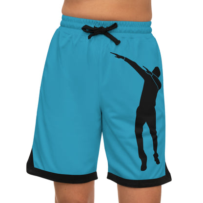 Basketball Rib Shorts: Dance Turquoise