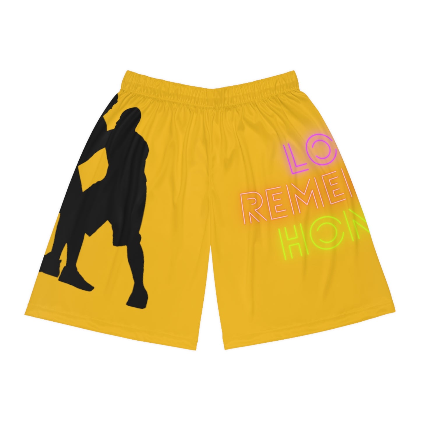 Basketball Shorts: Basketball Yellow