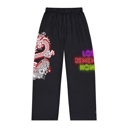 Women's Pajama Pants: Dragons Black