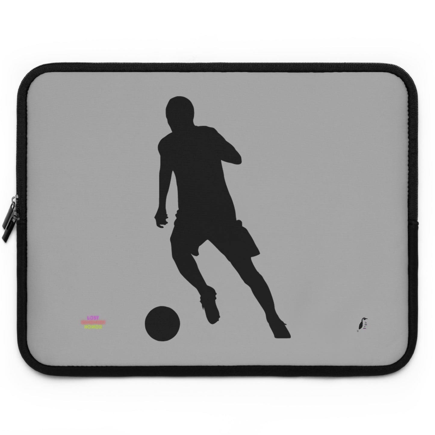 Laptop Sleeve: Soccer Lite Grey