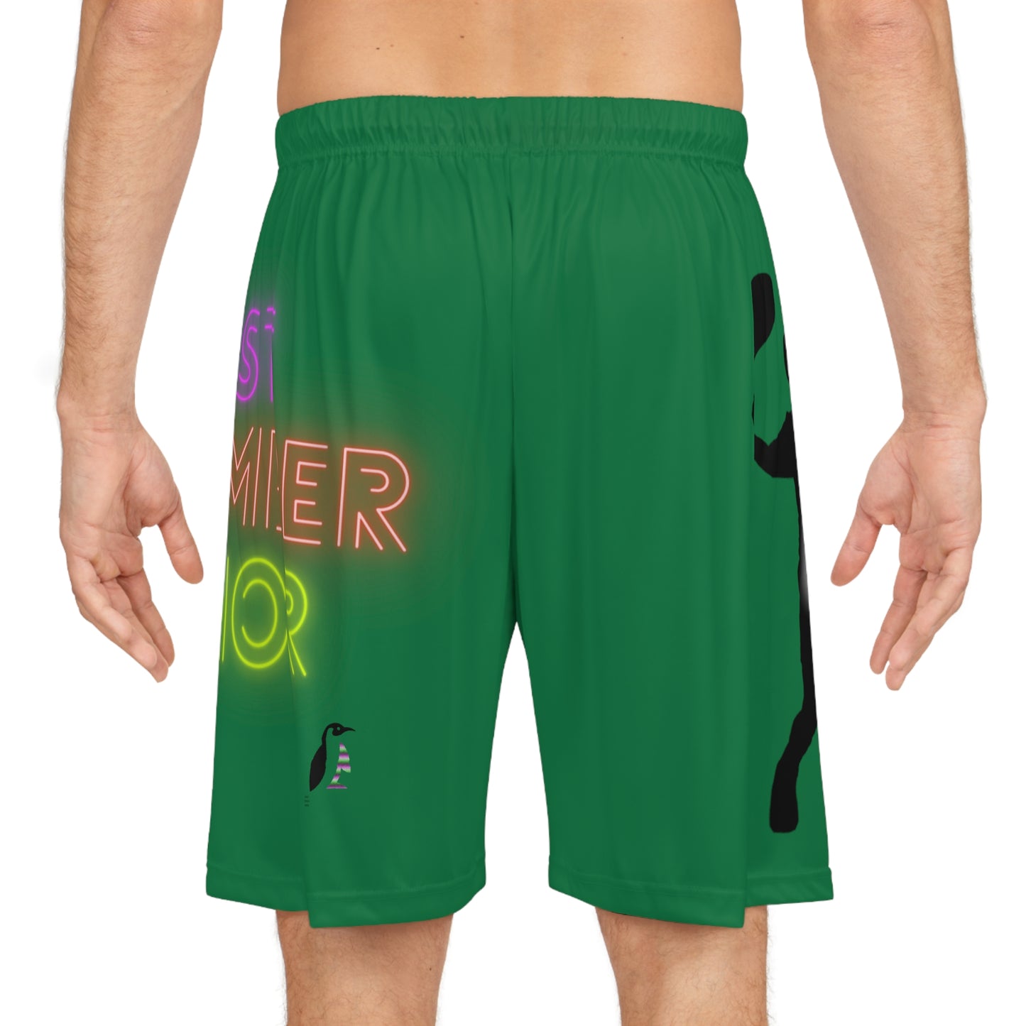 Basketball Shorts: Tennis Dark Green