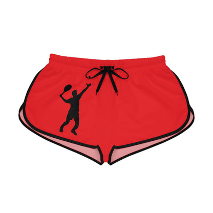 Women's Relaxed Shorts: Tennis Red