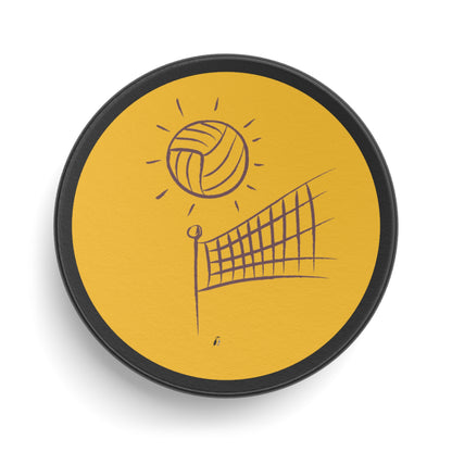 Hockey Puck: Volleyball Yellow
