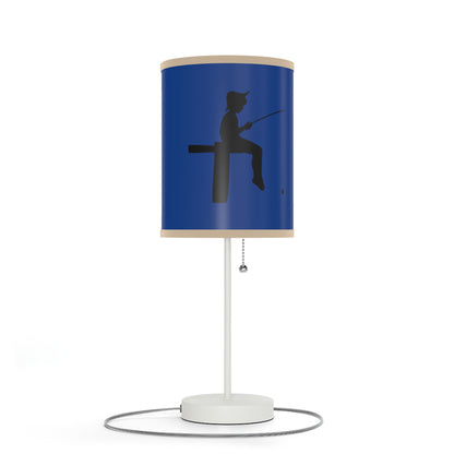 Lamp on a Stand, US|CA plug: Fishing Dark Blue