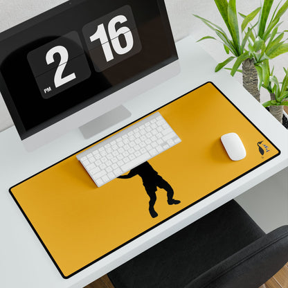 Desk Mats: Tennis Yellow