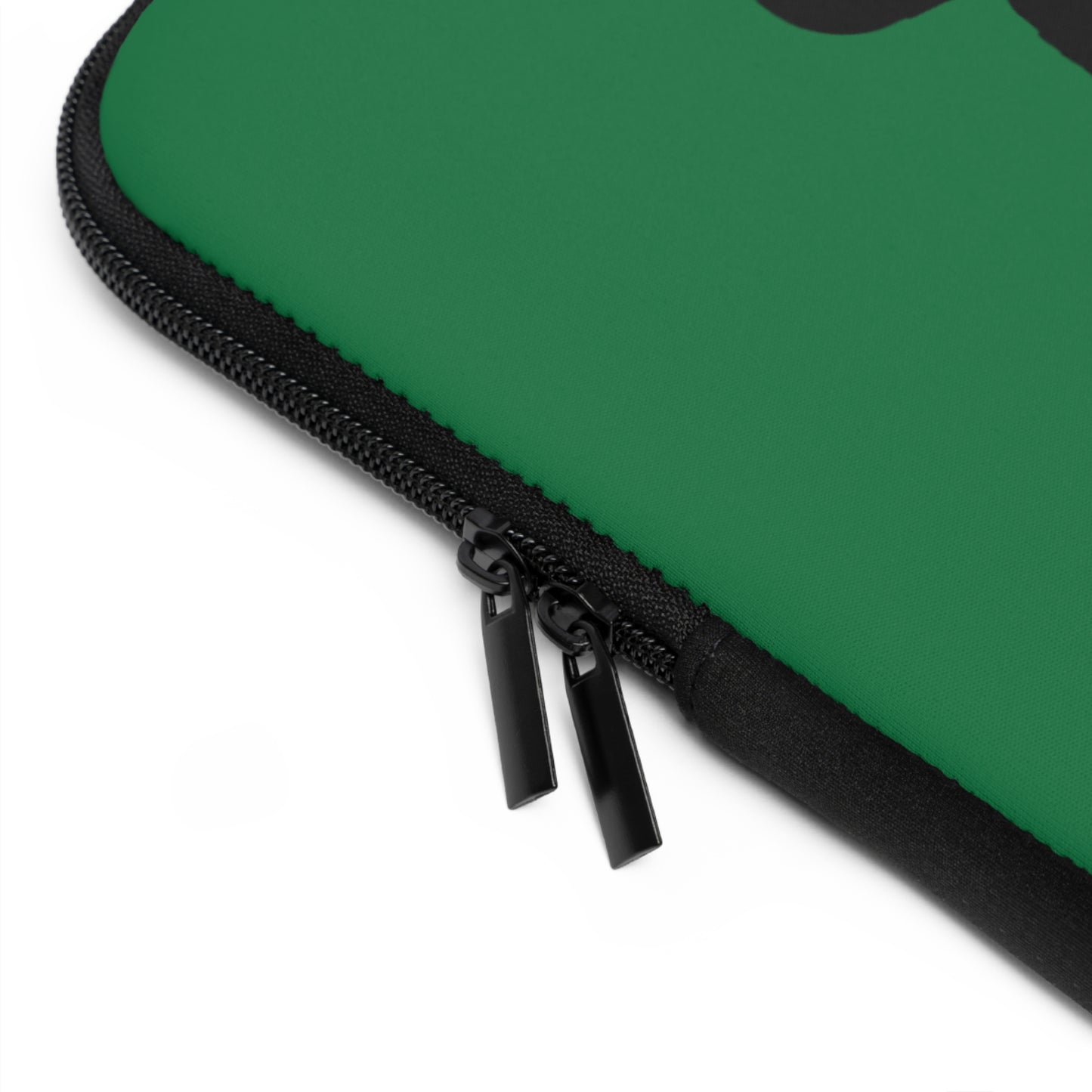 Laptop Sleeve: Basketball Dark Green