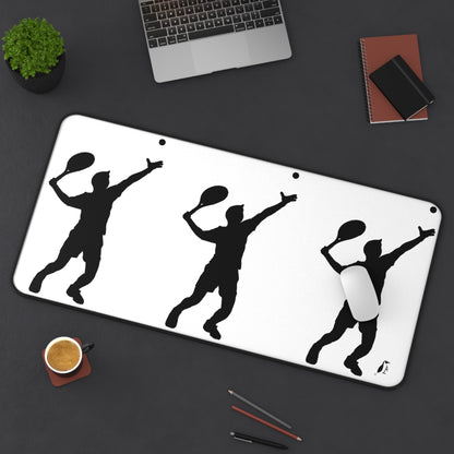 Desk Mat: Tennis White