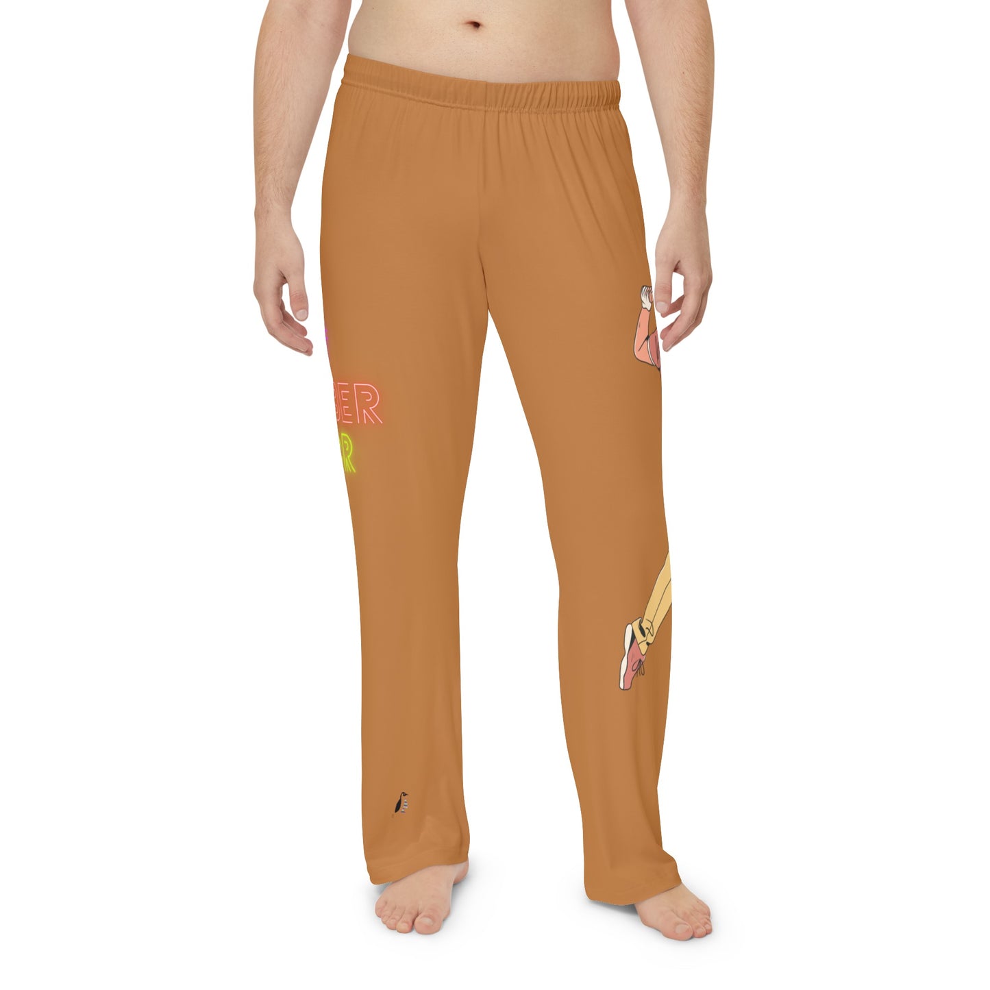 Men's Pajama Pants: Golf Lite Brown