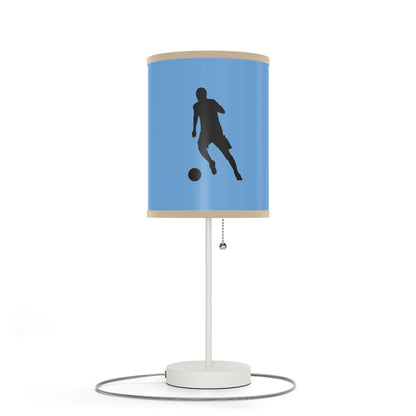 Lamp on a Stand, US|CA plug: Soccer Lite Blue