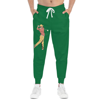 Athletic Joggers: Golf Dark Green