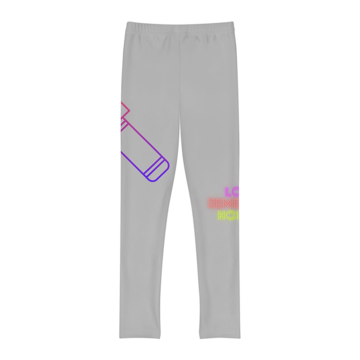 Youth Full-Length Leggings: Music Lite Grey