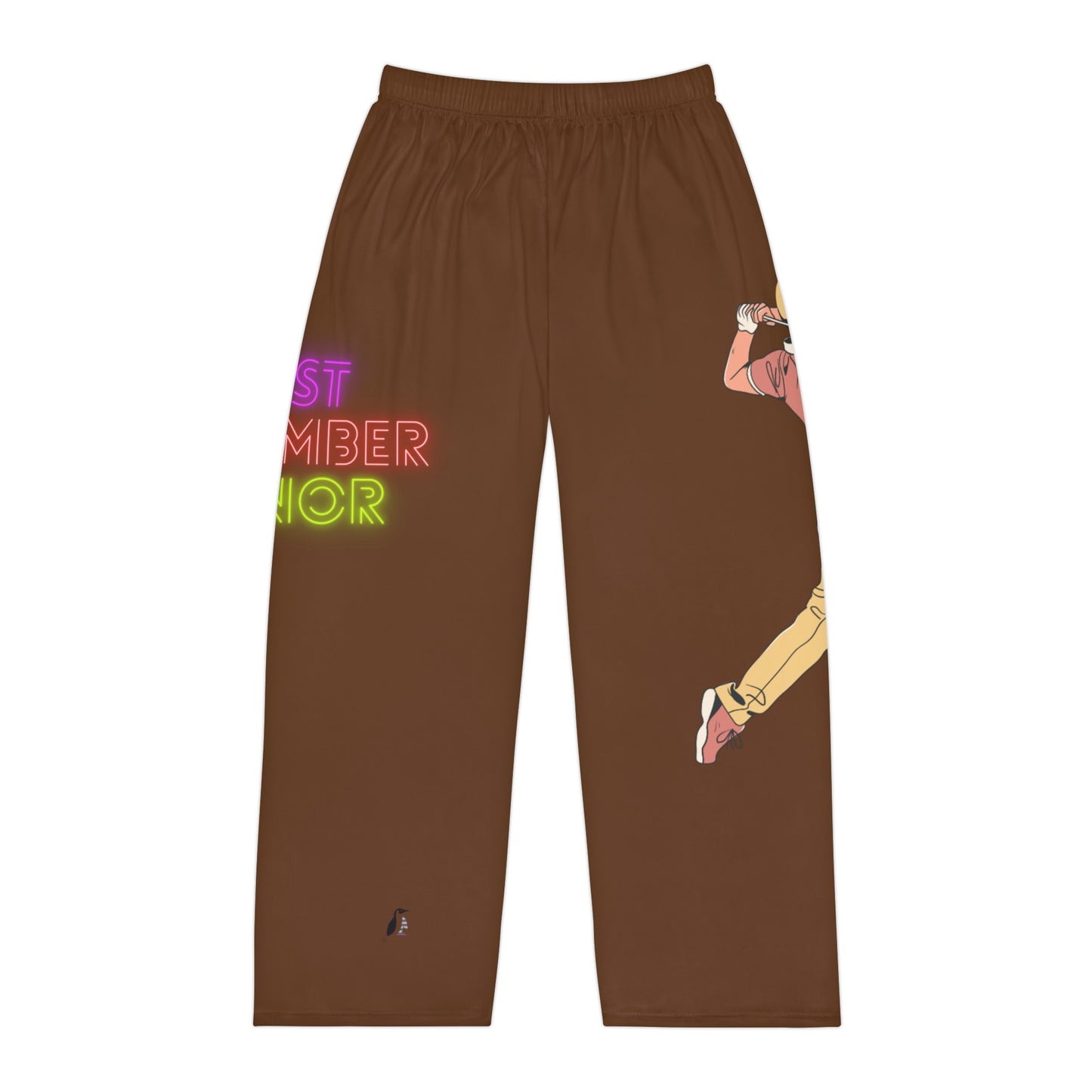 Men's Pajama Pants: Golf Brown