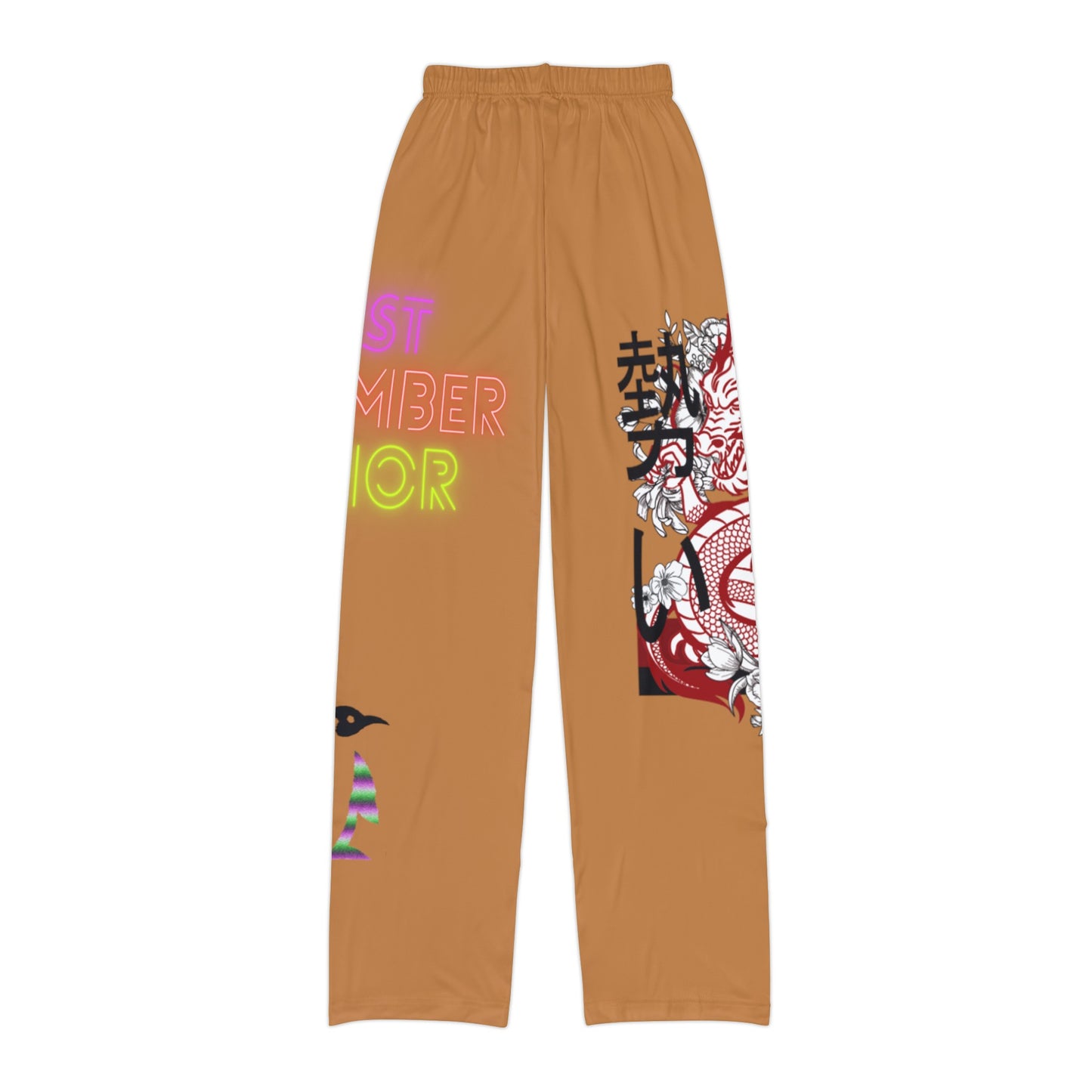 Pajama na pantalon ng mga bata: Dragons Lite Brown 