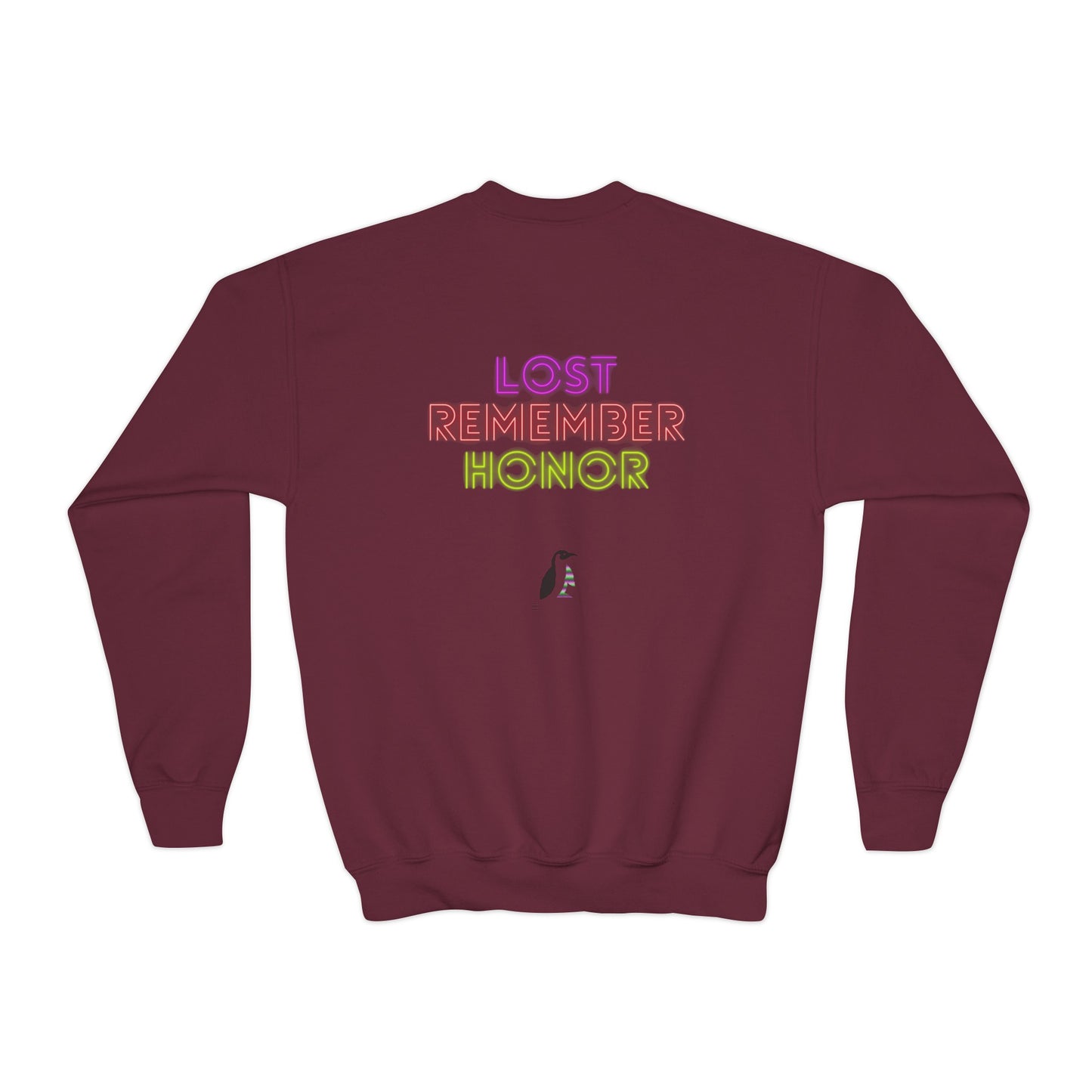 Youth Crewneck Sweatshirt: LGBTQ Pride 