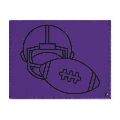 Placemat, 1pc: Football Purple