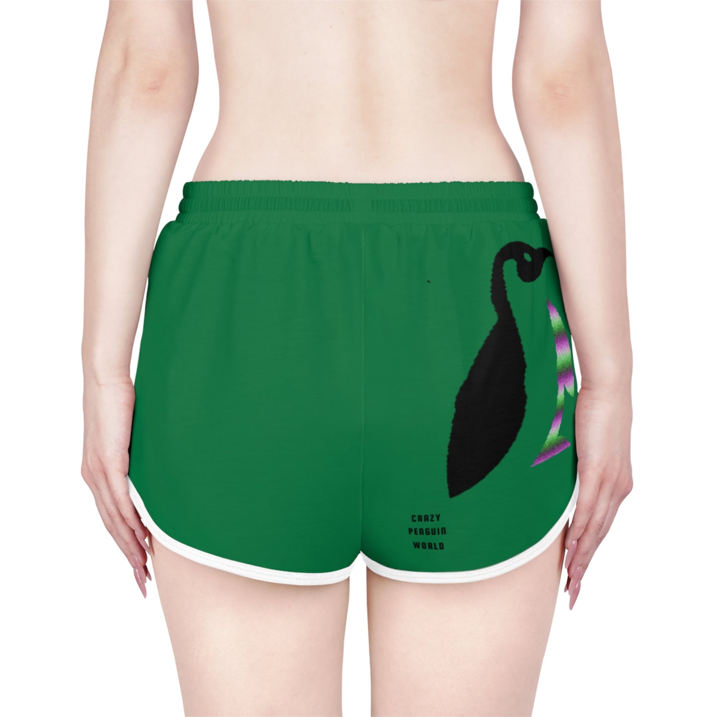 Women's Relaxed Shorts: Lost Remember Honor Dark Green