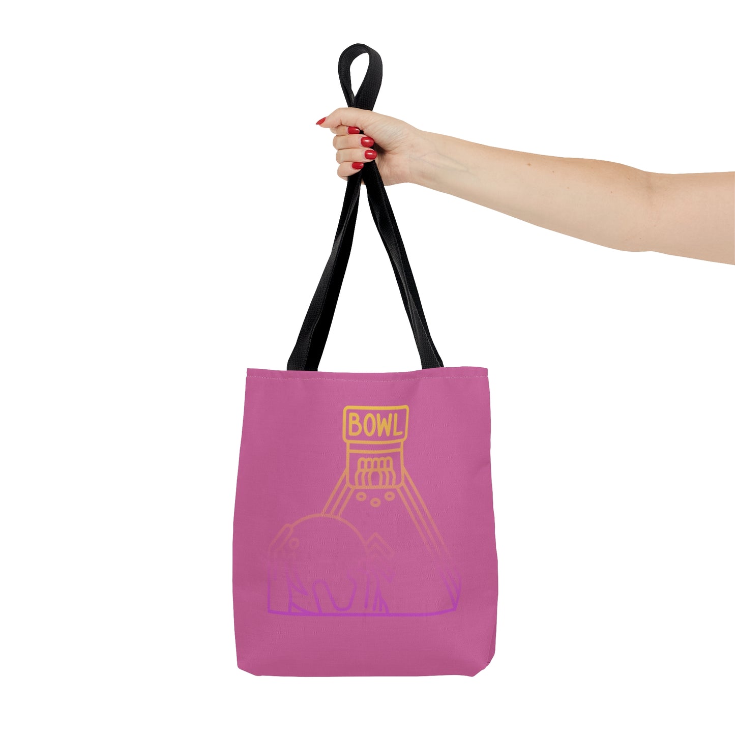 Tote Bag: Bowling Lite Pink