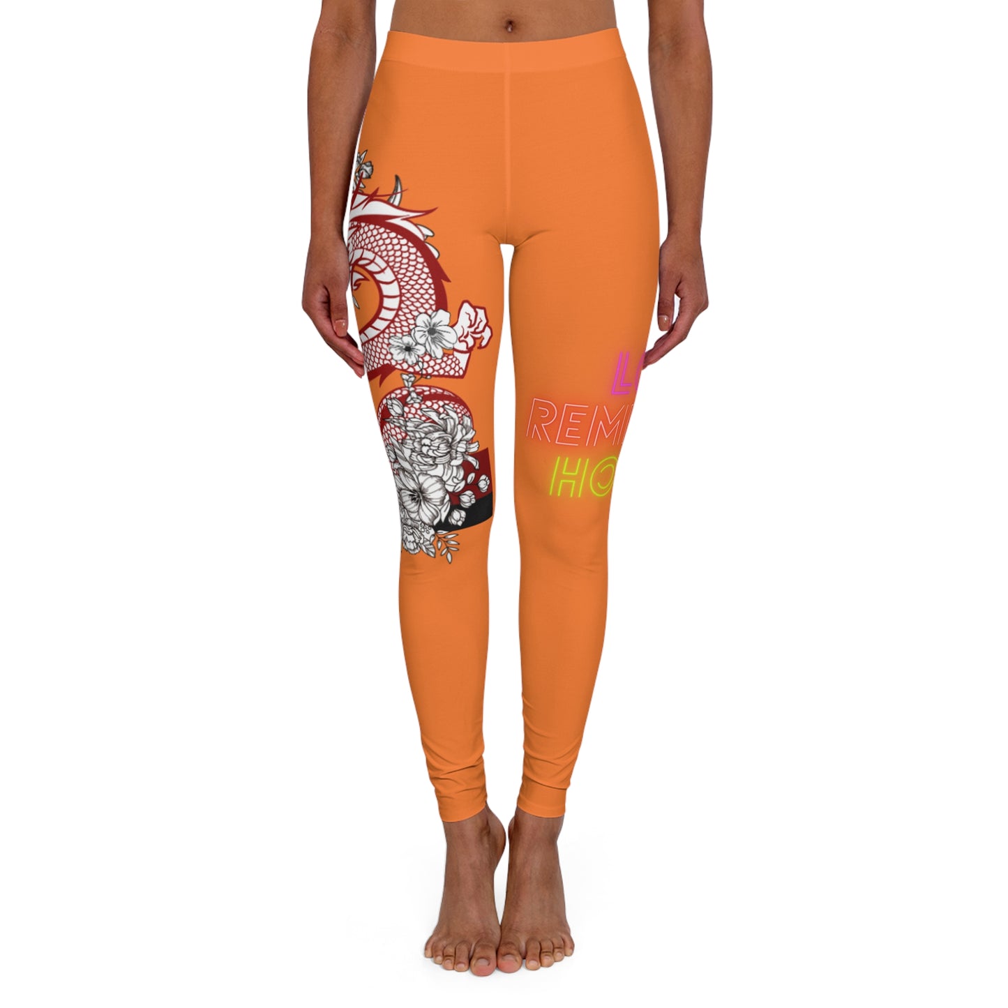 Women's Spandex Leggings: Dragons Crusta