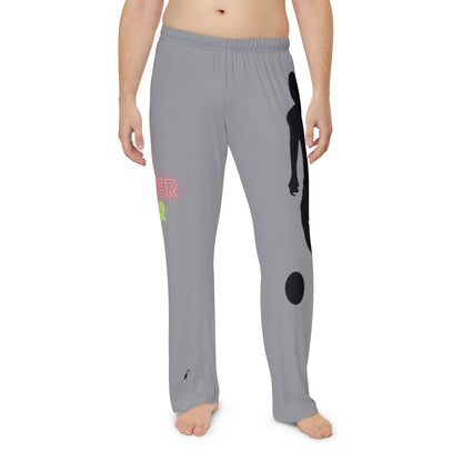 Men's Pajama Pants: Soccer Grey