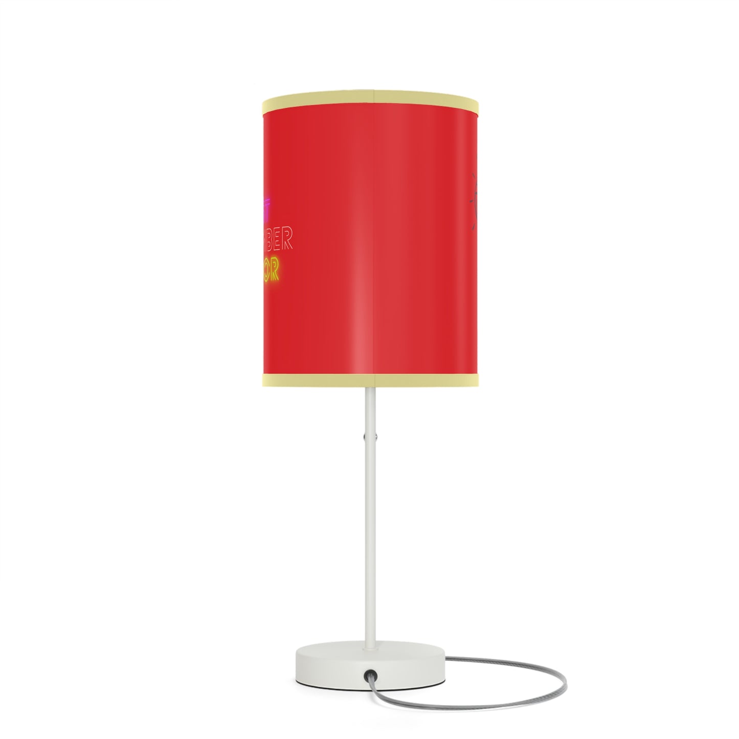 Lamp on a Stand, US|CA plug: Volleyball Red