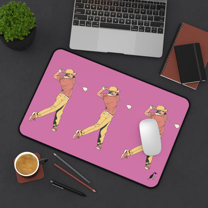 Desk Mat: Golf Lite Pink