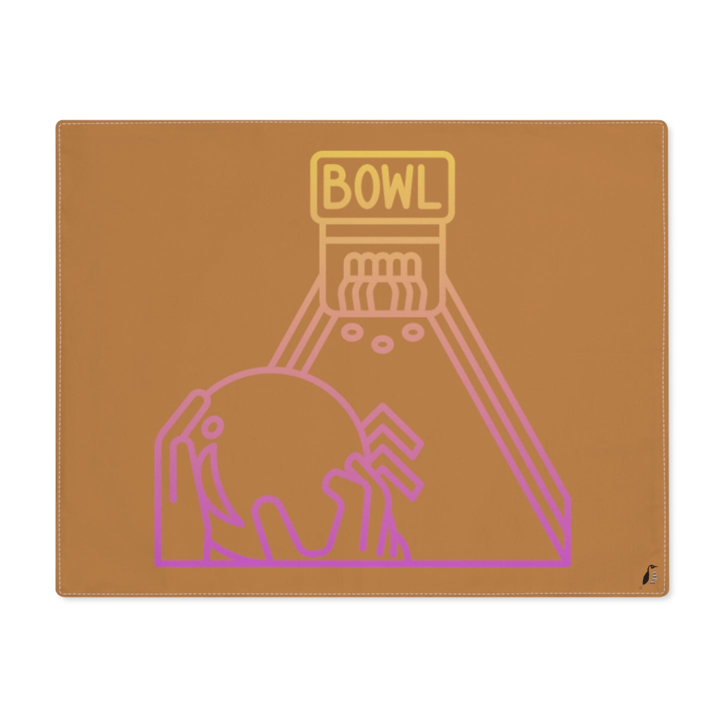 Placemat, 1pc: Bowling Lite Brown