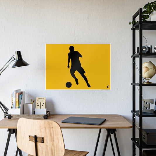 Gloss Posters: Soccer Yellow