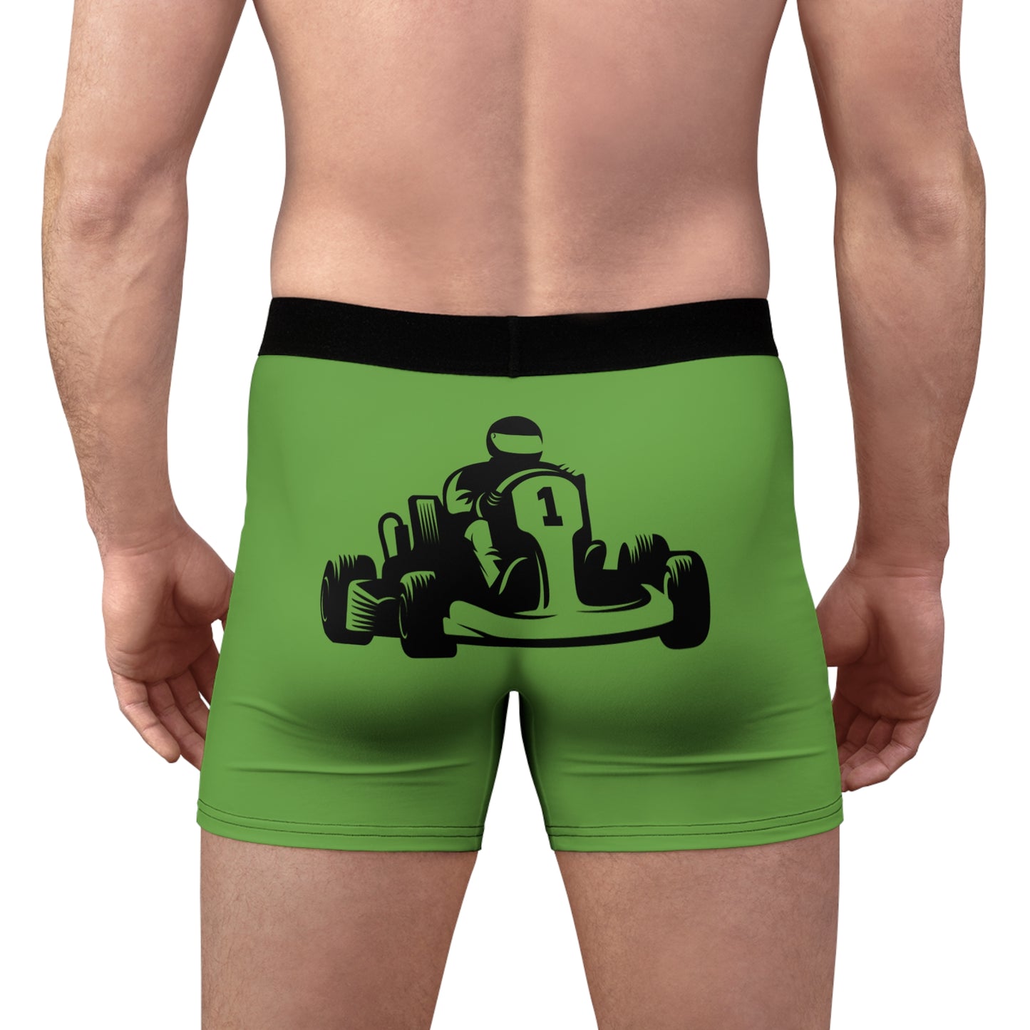 Men's Boxer Briefs: Racing Green