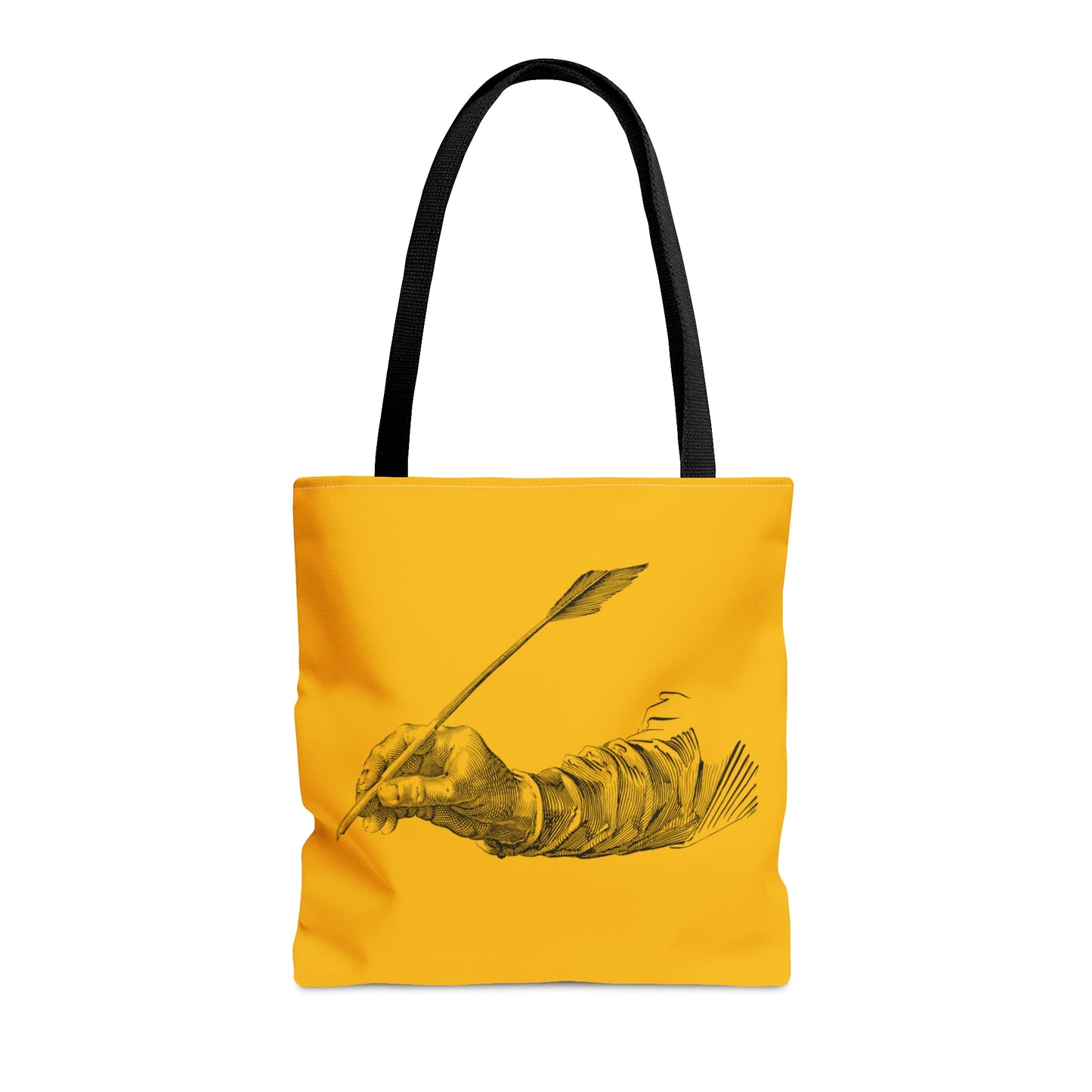 Tote Bag: Writing Yellow