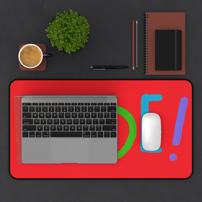 Desk Mat: LGBTQ Pride Red