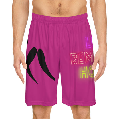 Basketball Shorts: Wrestling Pink