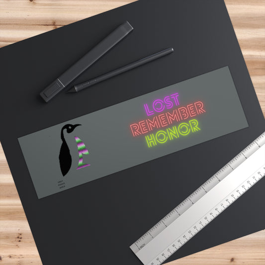 Bumper Stickers: Crazy Penguin World Logo Dark Grey