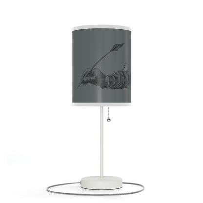 Lamp on a Stand, US|CA plug: Writing Dark Grey