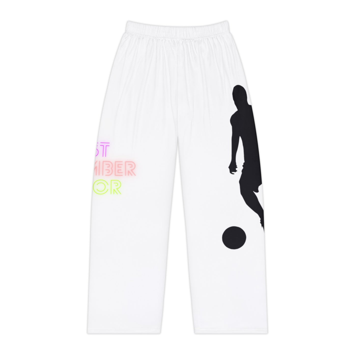 Women's Pajama Pants: Soccer White
