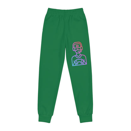 Youth Joggers: Gaming Dark Green