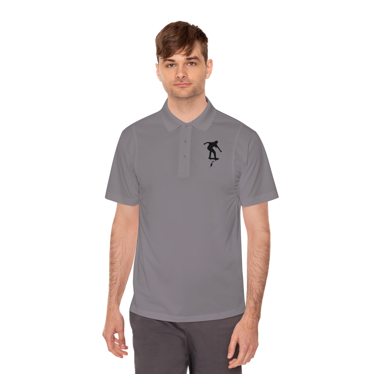 Men's Sport Polo Shirt: Skateboarding #1