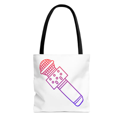 Tote Bag: Music White