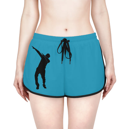 Women's Relaxed Shorts: Dance Turquoise