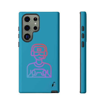Tough Cases (for Samsung & Google): Gaming Turquoise