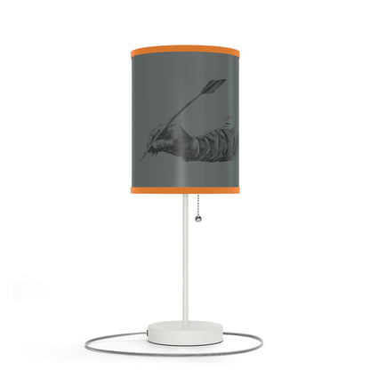 Lamp on a Stand, US|CA plug: Writing Dark Grey