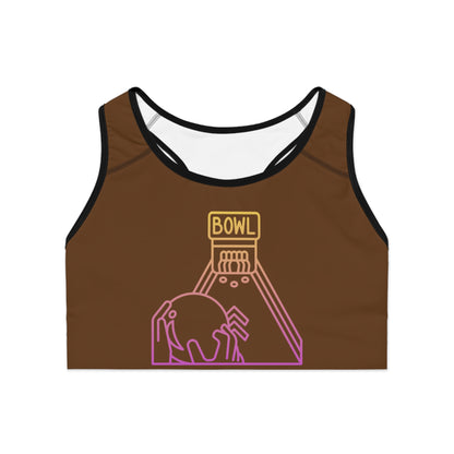 Sports Bra: Bowling Brown